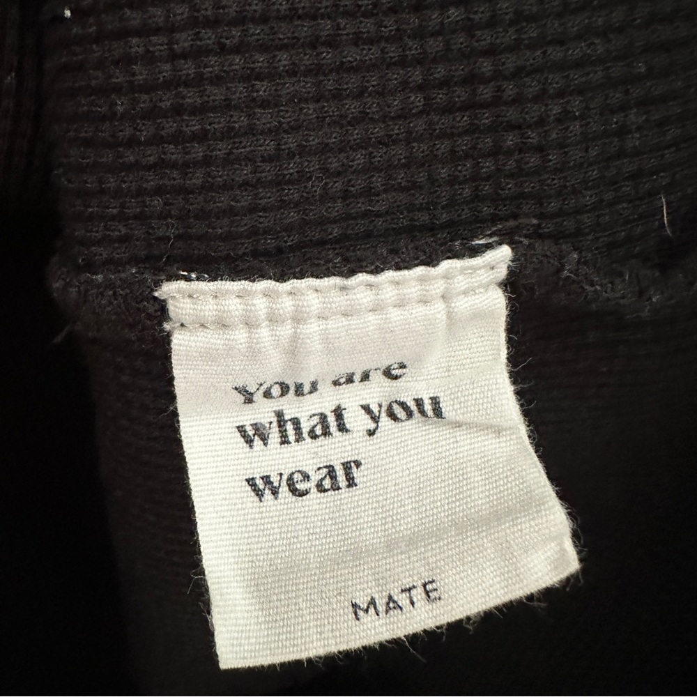 MATE the Label Black Thermal Long Sleeve Shirt - Picture 7 of 8